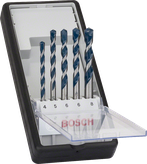 Bosch 5-piece Robust Line CYL-5 concrete drill bit set.