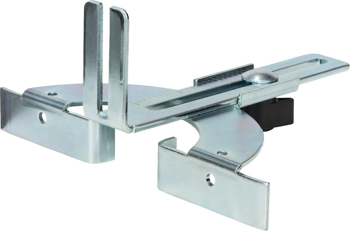 Bosch parallel guide for precise straight cuts.