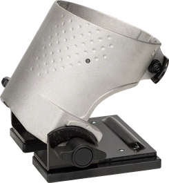 Bosch angled router cage with adjustable tilt base.