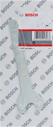 Two-hole spanner, straight Bosch two-hole spanner straight.