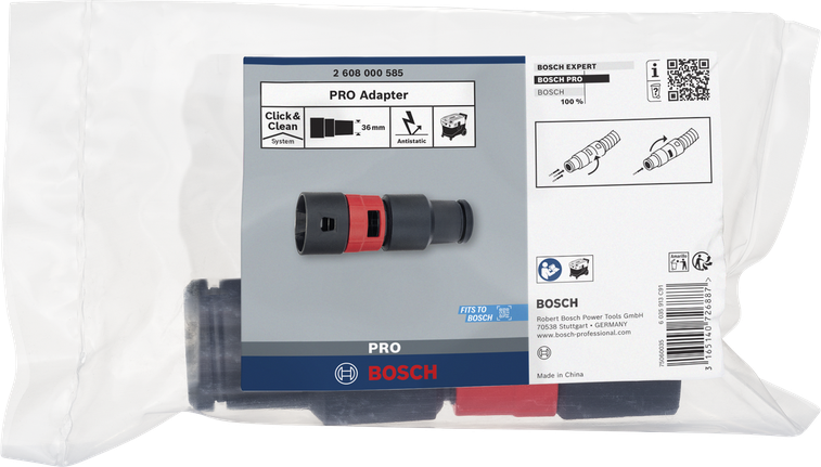 Bosch PRO Adapter Click & Clean system anti-static.