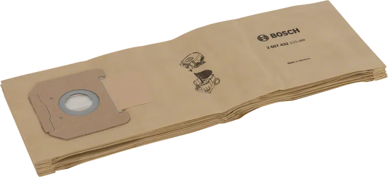 Paper filter bag Bosch paper filter bag for dust extraction.