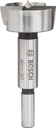 Bosch Forstner drill bit 40mm for precise flat-bottom holes.