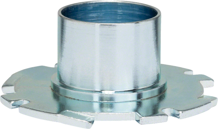 Template guide Bosch template guide 24 mm diameter for precise routing.