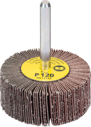 Flap wheels Bosch flap wheel P120 50mm diameter 6mm shank.