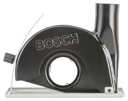 Bosch dust extraction guard for angle grinders.