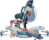 Bosch GCM 12 SDE sliding mitre saw with 305 mm blade.