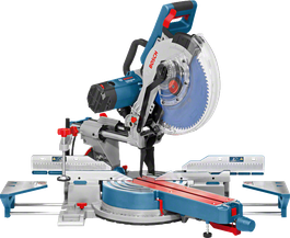 Bosch GCM 12 SDE sliding mitre saw with 305 mm blade.
