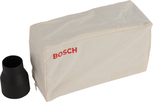 Bosch dust bag with connector for 40-44 mm diameter tools.