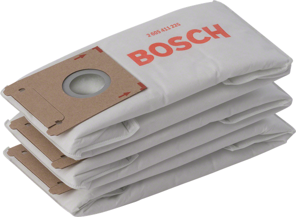 Dust bag Bosch dust bag set for vacuum cleaner filtration.