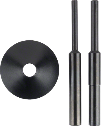 Bosch centring pins set 8/12 mm for accurate fitting.