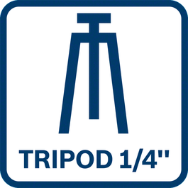 Tripod compatible 1/4"