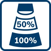 Bosch GLI 18V-800 cordless work light with LED panel.