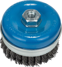 Heavy for Metal Wire Cup Brush, Knotted Wire
