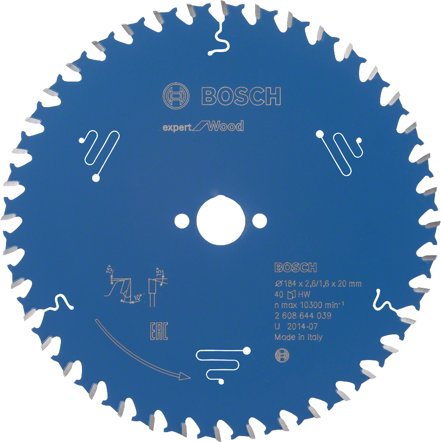 Bosch Expert for Wood circular saw blade 184 mm.