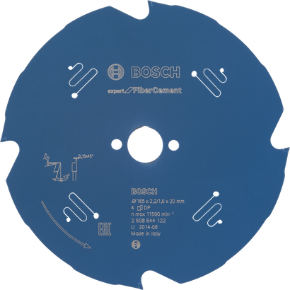 Bosch circular saw blade Expert for Fibre Cement.