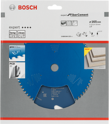 Bosch Expert for Fibre Cement circular saw blade 165 mm.