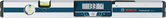 Bosch GIM 60 digital inclinometer with LCD display.