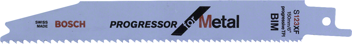 Bosch S123XF Progressor for Metal saw blade.