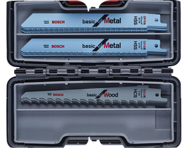 Wood and Metal Reciprocating Saw Blade Set, Tough Box, 15-Pieces