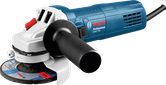 Bosch GWS 750 angle grinder with ergonomic side handle.