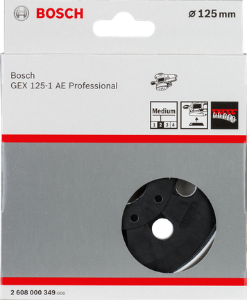 Bosch 125mm sanding pad replacement.