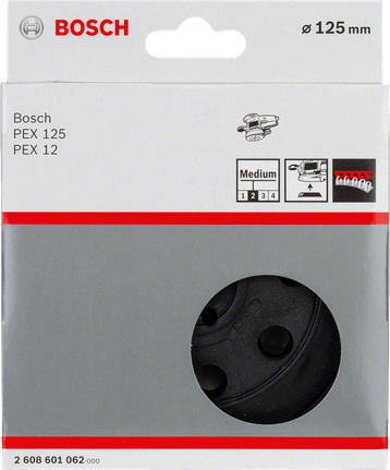 Bosch 125 mm sanding pad.