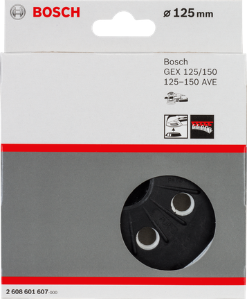 Bosch sanding pad for GEX 125/150 random orbit sander.