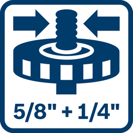 Tripod mount for 5/8" and 1/4" tripod thread 