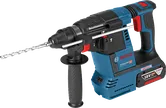 Bosch GBH 18V-26 rotary hammer drill with side handle.