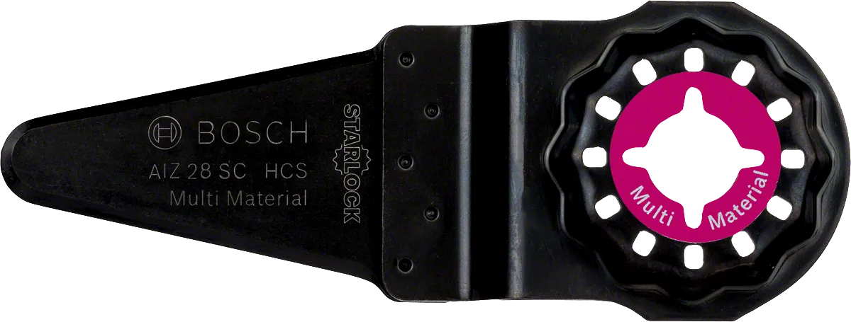Bosch Starlock AIZ 28 SC HCS multi-material saw blade.