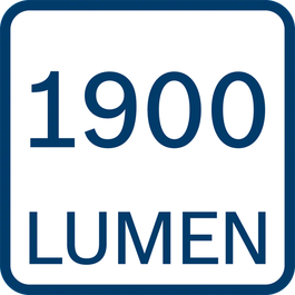1900 lumens