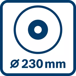 Disc diameter 230 mm