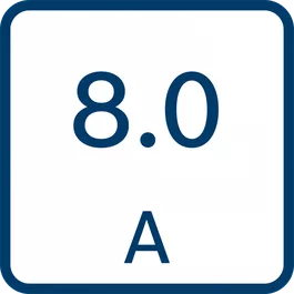 Charging current 8.0 A