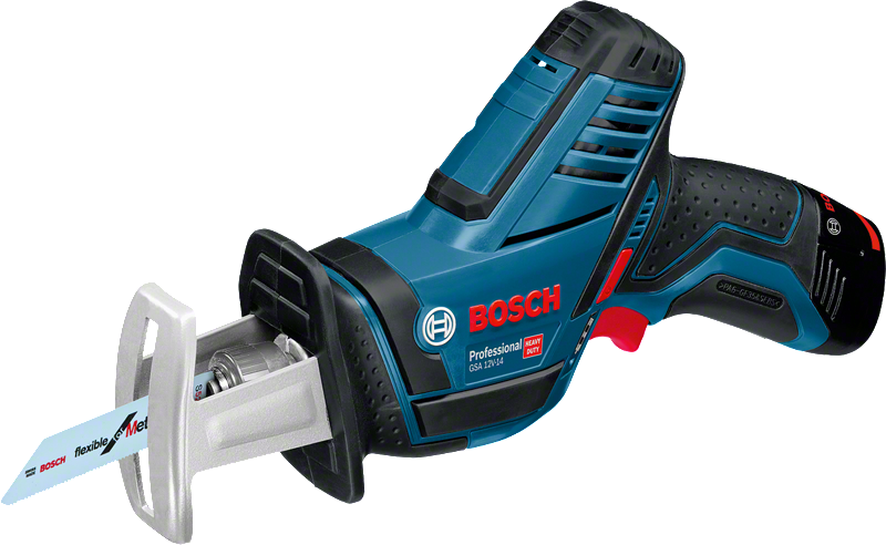 Bosch GSA 12V-14 cordless reciprocating saw.