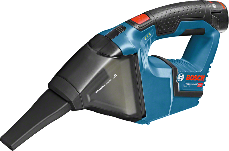 Bosch handheld vacuum cleaner GAS 12V for small debris.