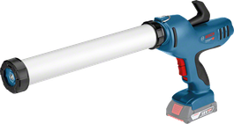 Bosch GCG 18V-600 cordless caulk gun for cartridges.