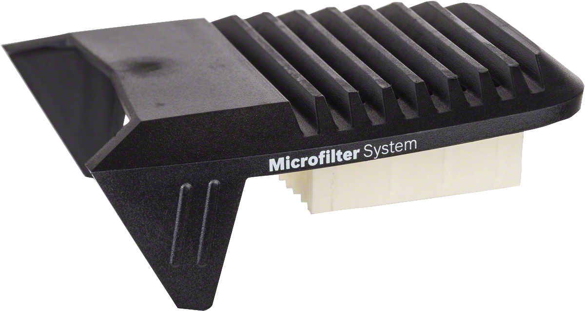 Bosch dust box filter with microfilter system.