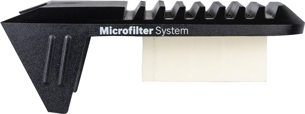 Bosch Microfilter System dust filter accessory.