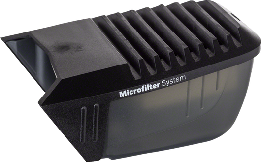 Dust Filter Box for Orbital Sanders Bosch dust box with microfilter system, black.