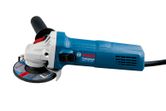 Bosch GWS 750-100 angle grinder with ergonomic handle.