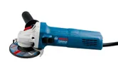 Bosch GWS 750-100 angle grinder with ergonomic handle.