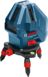 Bosch GLL 5-50 X laser leveling tool with tripod.