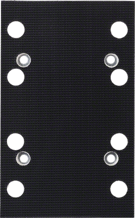 Sanding plate Bosch sanding plate 80x130 mm with ventilation holes.