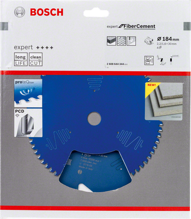EX FC H 184x30-4 Bosch fiber cement saw blade 184×30mm.