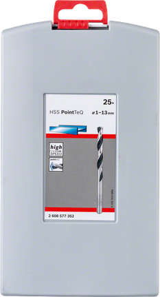 Bosch HSS Twist Drill Bit PointTeQ 25pcs ProBox set.