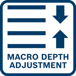 Precise routing work thanks to fine depth adjustment scale with high accuracy