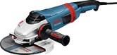 Bosch GWS 24-180 LV angle grinder with 180mm disc.