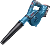 Bosch GBL 18V-120 cordless blower, 18V battery.