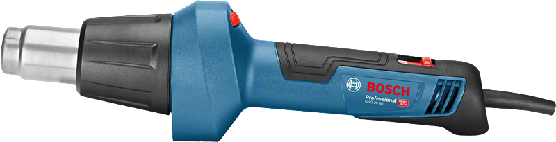 Bosch GHG 20-60 heat gun, ergonomic handle.